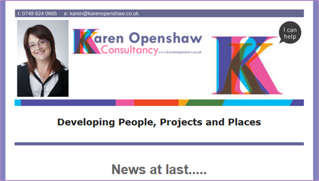 Karen Openshaw Newsletter Header